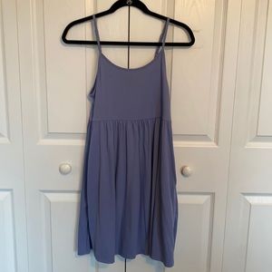 Blue dress, with pockets, M